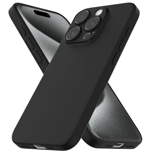 CELLBEE Kompatibel mit iPhone 15 Pro Max Hülle Case - Premium Slim Schutzhülle für iPhone, Extrem Dünn, Anti Kratzer, Schutz ohne Kompromisse, Deep Black - Schwarz von CELLBEE