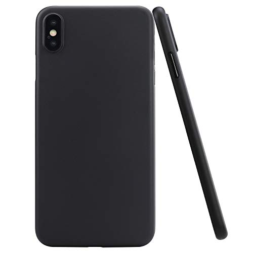 CELLBEE Premium Slim Case Kompatibel mit iPhone X Hülle Deep Black-Schwarz, Extrem Dünne Schutzhülle, Anti-Kratzer, Ultra-Feder-Leicht, Optimaler Schutz ohne Kompromisse, Ultra Thin von CELLBEE