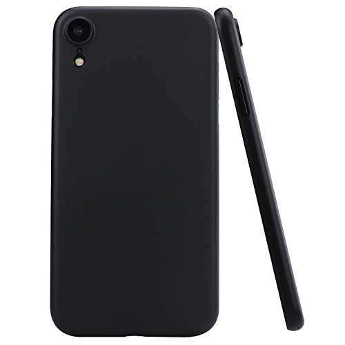 CELLBEE Premium Slim Case Kompatibel mit iPhone XR Hülle Deep Black-Schwarz, Extrem Dünne Schutzhülle, Anti-Kratzer, Ultra-Feder-Leicht, Optimaler Schutz ohne Kompromisse, Ultra Thin von CELLBEE