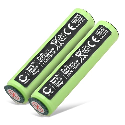 CELLONIC, Akku für Rasierer kompatibel mit Braun BT3040 Type 5517, Cruzer MKG3921 5513 (1.2V, 700mAh) 2 Stück von CELLONIC