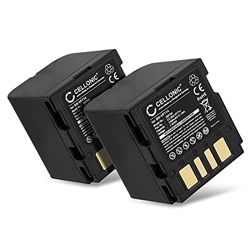 CELLONIC, Akku für Kamera, kompatibel mit JVC BN-VF707U, GR-D325, GZ-MG20, GZ-MG21 (7.4V, 1500mAh) 2 Stück von CELLONIC