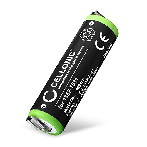 CELLONIC, Akku für Rasierer kompatibel mit Moser ChroMini 1591Q, Contura 1591, 1852-7531 (1.2V, 2000mAh) von CELLONIC