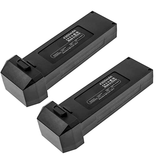 CELLONIC® 2X Ersatzakku SF8333106 - Ersatz Akku für Holy Stone HS720 / HS720E Drohne Drone Controller Zusatzakku, 4300mAh von CELLONIC