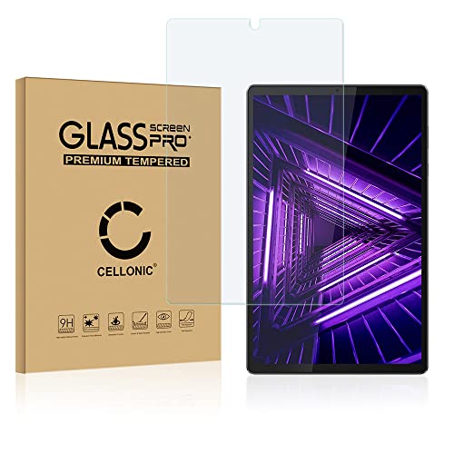 CELLONIC® 9H Display Schutzglas kompatibel mit Lenovo Tab M10 FHD Plus TB-X606F Displayglas 2.5D, Full Glue Screen Protector Glass Transparent, Tablet Schutzfolie Displayschutz Glas Folie von CELLONIC