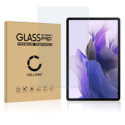 CELLONIC® 9H Display Schutzglas kompatibel mit Samsung Galaxy Tab S7 FE SM-T730,SM-T735,SM-T736 Displayglas 2.5D,Full Glue ScreenProtector Glass Transparent,Tablet Schutzfolie Displayschutz Glas Folie von CELLONIC