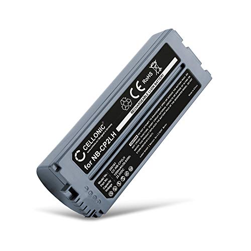 CELLONIC, Akku für Etikettendrucker kompatibel mit Canon Selphy CP1300, NB-CP2L, NB-CP2LH, CP1200 (22.2V, 1200mAh) von CELLONIC