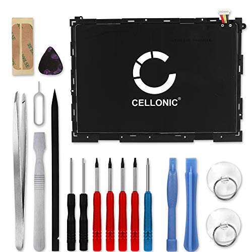 CELLONIC® Ersatz Akku EB-BT550ABA für Samsung Galaxy Tab A 9.7 (SM-T550 / SM-T555) 6000mAh + Werkzeug-Set Ersatzakku für Tablet PC Batterie Tabletakku, Battery von CELLONIC