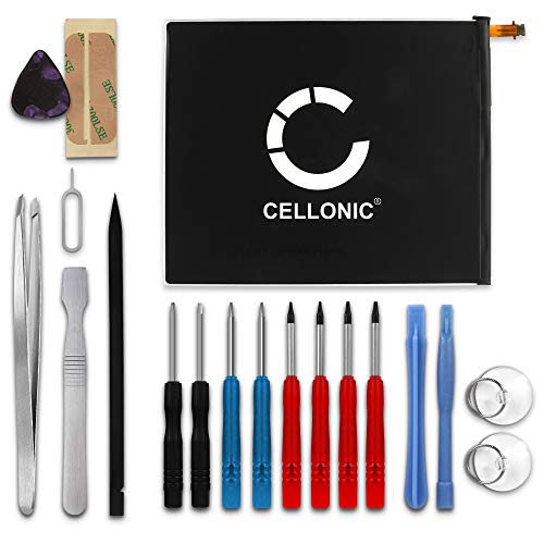 CELLONIC® Ersatz Akku EB-BT561ABA für Samsung Galaxy Tab E 9.6 (SM-T560 / SM-T561) 5000mAh + Werkzeug-Set Ersatzakku für Tablet PC Batterie Tabletakku, Battery von CELLONIC