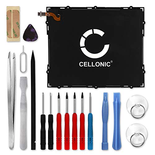 CELLONIC® Ersatz Akku EB-BT585ABA für Samsung Galaxy Tab A 10.1 (SM-T580 / SM-T585) 7300mAh + Werkzeug-Set Ersatzakku für Tablet PC Batterie Tabletakku, Battery von CELLONIC