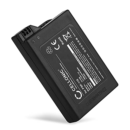 CELLONIC® Ersatz Akku PSP-110 kompatibel mit Sony PSP-1000 / PSP-1004 Ersatzakku 1800mAh Game Gamepad Joypad Batterie von CELLONIC