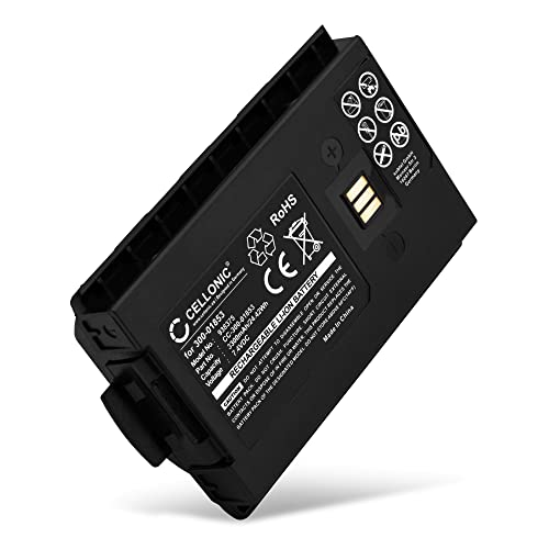 CELLONIC, Akku für Walkie-Talkie kompatibel mit Sepura STP9000, SC2020, SC21 (3300mAh, 7.4V) von CELLONIC
