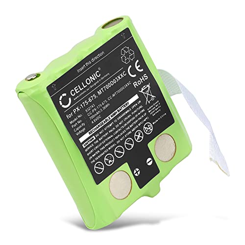 CELLONIC, Akku für Walkie-Talkie kompatibel mit DeTeWe Outdoor 8000 kompatibel mit Simvalley PX-1755, PX-1761 (700mAh, 4.8V) von CELLONIC
