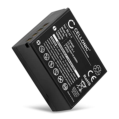 CELLONIC, Akku für Kamera, kompatibel mit Olympus BLH-1, OM-D E-M1, Mark II, III, E-M1X (11.1V, 2250mAh) von CELLONIC
