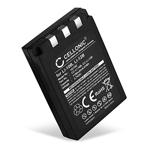 CELLONIC, Akku für Kamera, kompatibel mit Sanyo Xacti VPC-J1 EX, VPC-J2, DSC-MZ3, VPC-AZ3 (3.7V, 1100mAh) von CELLONIC