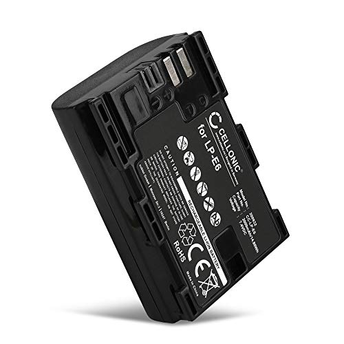 CELLONIC, Akku für Kamera, kompatibel mit Blackmagic EOS Pocket Cinema 4k, Canon LP-E6NH (7.4V, 2000mAh) von CELLONIC