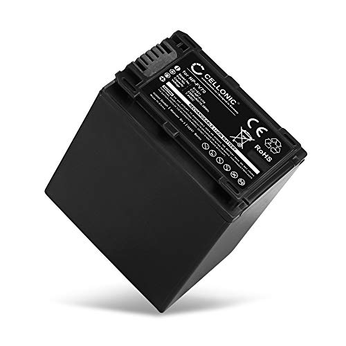 CELLONIC, Akku für Kamera, kompatibel mit Sony AX53 4K HANDYCAM FDR-AX53, NP-FV70, NP-FV50 (7.4V, 2200mAh) von CELLONIC