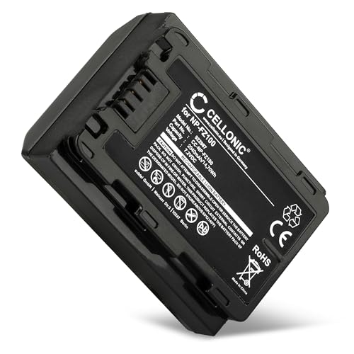 CELLONIC, Akku für Kamera, kompatibel mit Sony A7 III (ILCE-7M3 / ILCE-7M3K), ZV-E1 (7.4V, 2040mAh) von CELLONIC