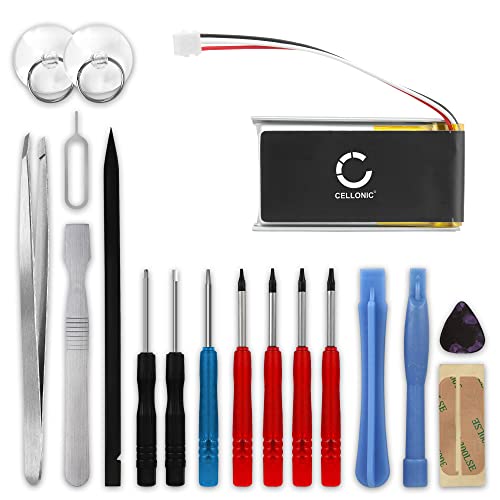 CELLONIC, Akku für kompatibel mit FLIR One Pro, SDL702035 (3.7V, 450mAh) + Werkzeug-Set 17tlg von CELLONIC