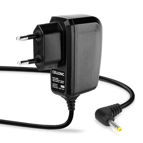 CELLONIC® Ladegerät 1,20m kompatibel mit Sony DualSense Charging Station/PSP-1000 1004 2000 2004 3000 3004 E1000 E1004, Ladekabel 4.0mm x 1.7mm Netzteil - Auflader 5V 1A Anschluss Stecker von CELLONIC