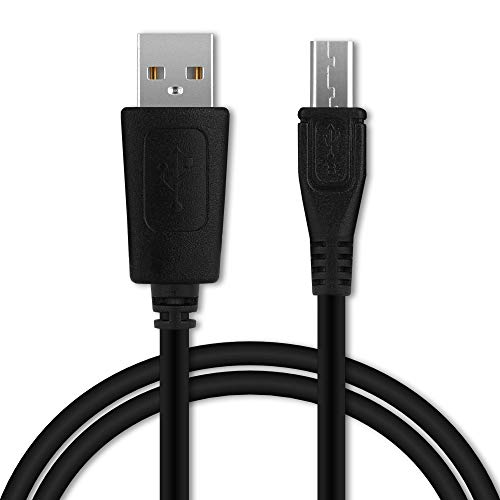 CELLONIC® USB Kabel 1m für Smartphone/Handy. Smartwatch, Kamera, Tablet, GPS oder Lautsprecher - Ladekabel Micro-USB Langer Stecker auf USB A 2.0 Datenkabel 1A schwarz PVC von CELLONIC