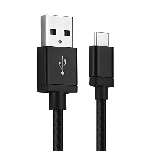 CELLONIC USB Kabel 1m kompatibel mit Beats Flex, kompatibel mit Bose Headphones 700 Noise Cancelling Headphones Ladekabel USB C Type C auf USB A 2.0 Datenkabel 3A schwarz Nylon von CELLONIC