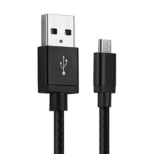 CELLONIC USB Kabel 1m kompatibel mit Sony A6000 A6300 A6500 FDR-X3000 A5100 A5000 A7s II Alpha 7r ii Alpha 7 ii DSC-RX100 DSC-HX400V NEX-6 HDR-AS50 Ladekabel Micro USB Datenkabel 2A schwarz Nylon von CELLONIC