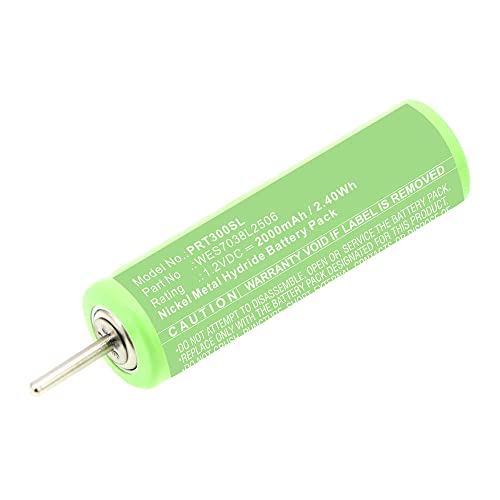 CELLONIC, Akku für Rasierer kompatibel mit Panasonic EW-1211, ER-GB80, ER-GB40 (1.2V, 2000mAh) von CELLONIC
