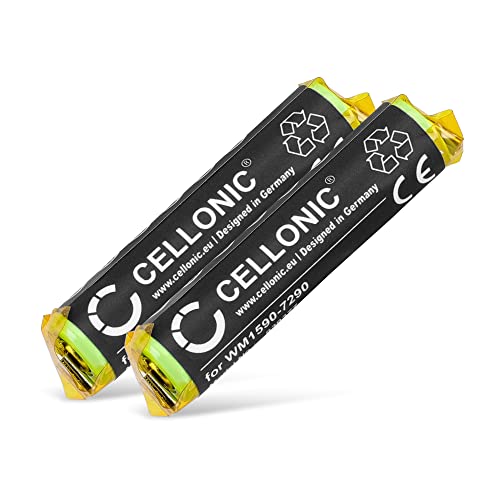 CELLONIC, Akku für Rasierer kompatibel mit Wella Contura HS61, HS60, WM1590-7290 (1.2V, 700mAh) 2 Stück von CELLONIC
