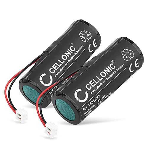 CELLONIC, Akku für Rasierer kompatibel mit Wella Xpert HS71, 1/UR18500L, Profi, 1531582 (3.7V, 1400mAh) 2 Stück von CELLONIC