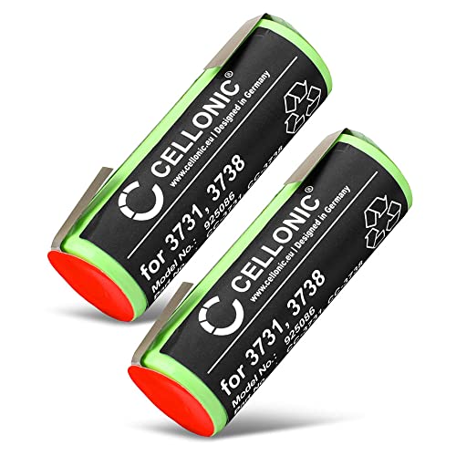 CELLONIC, Akku für Rasierer kompatibel mit Braun Oral-B Professional Care 8000, 8300, 3731 (1.2V, 2500mAh) 2 Stück von CELLONIC