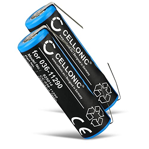 CELLONIC, Akku für Rasierer kompatibel mit Philips Norelco HX6972, HQ9090, HX6986, HQ8240 (3.7V, 750mAh) 2 Stück von CELLONIC