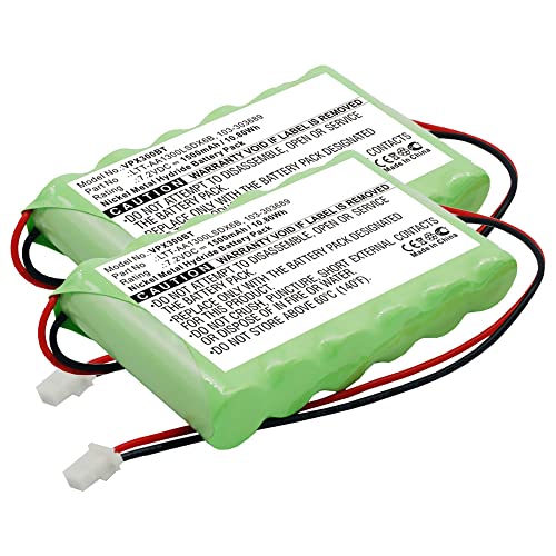 CELLONIC 2X 103-301179 Ersatz Akku für Visonic PowerMaster 30 Control Panel Ersatzakku, Batterie 1500mAh, Sicherheitskamera/Alarm System von CELLONIC