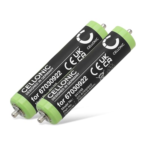 CELLONIC 2X 67030922 Ersatz Akku für Braun Series 3 310s, 301s, 300s / Series 190s-1, 190 / LS5560, LS5360 / MG5090, MG5050 Ersatzakku 700mAh - Rasierer Batterie Zahnbürste CELLONIC 2X 67030922 Ersatz Akku für Braun Series 3 310s, 301s, 300s / Series 190s-1, 190 / LS5560, LS5360 / MG5090, MG5050 Ersatzakku 700mAh - Rasierer Batterie Zahnbürste von CELLONIC