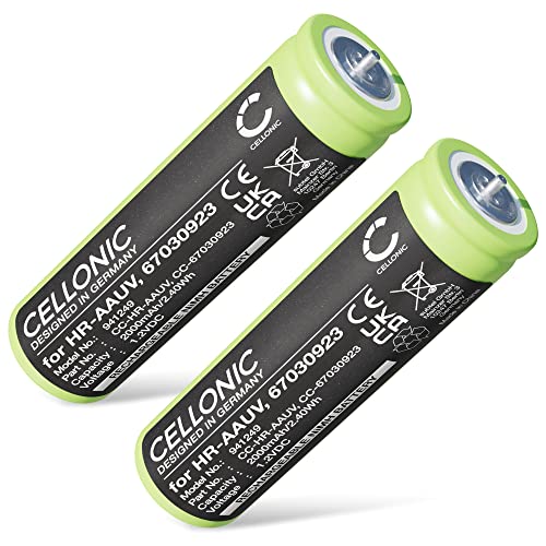 CELLONIC, Akku für Rasierer kompatibel mit Braun Series 3 395cc-3, 3 3040S, 3 340S-4 (1.2V, 2000mAh) 2 Stück CELLONIC, Akku für Rasierer kompatibel mit Braun Series 3 395cc-3, 3 3040S, 3 340S-4 (1.2V, 2000mAh) 2 Stück von CELLONIC