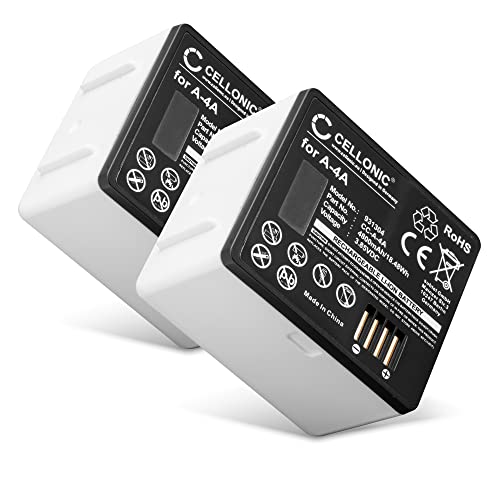 CELLONIC, Akku für Haustechnik, kompatibel mit Arlo Pro 4, 3, Ultra 2, 5, 4K, A-4A (3.85V, 4800mAh) 2 Stück von CELLONIC