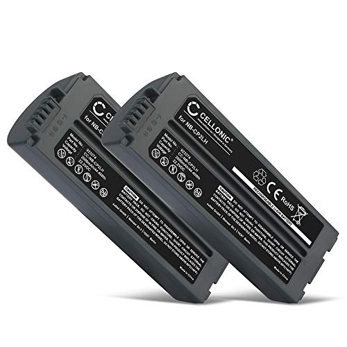 CELLONIC, Akku für Etikettendrucker kompatibel mit Canon Selphy CP1300, NB-CP2L, NB-CP2LH, CP1200 (22.2V, 2000mAh) 2 Stück CELLONIC, Akku für Etikettendrucker kompatibel mit Canon Selphy CP1300, NB-CP2L, NB-CP2LH, CP1200 (22.2V, 2000mAh) 2 Stück von CELLONIC