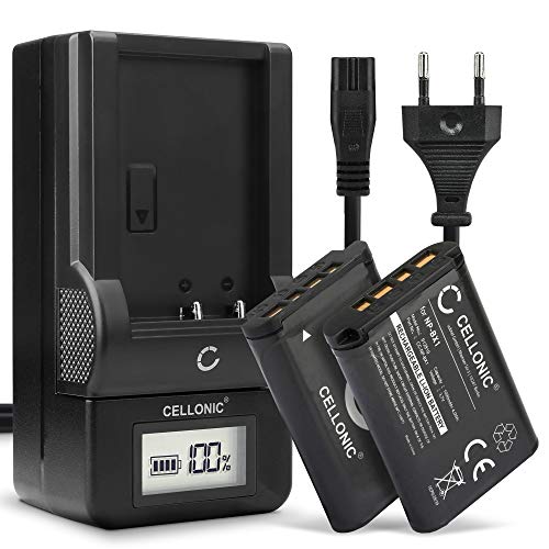 CELLONIC, Akku für Kamera, kompatibel mit Sony NP-BX1, ZV-1, HDR-CX405 (3.7V, 1090mAh) 2 Stück + Ladegerät CELLONIC, Akku für Kamera, kompatibel mit Sony NP-BX1, ZV-1, HDR-CX405 (3.7V, 1090mAh) 2 Stück + Ladegerät von CELLONIC