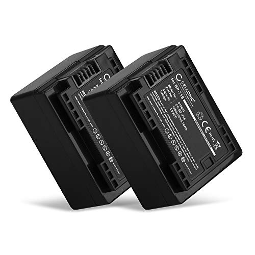 CELLONIC, Akku für Kamera, kompatibel mit Canon LEGRIA HF R56, BP-745, VIXIA R800, M52 (3.6V, 1600mAh) 2 Stück CELLONIC, Akku für Kamera, kompatibel mit Canon LEGRIA HF R56, BP-745, VIXIA R800, M52 (3.6V, 1600mAh) 2 Stück von CELLONIC