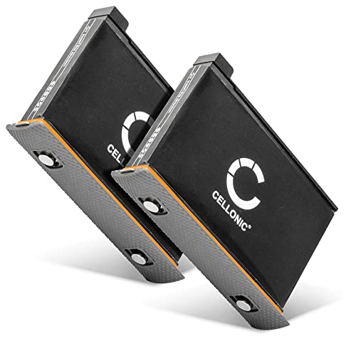 CELLONIC, Akku für Kamera, kompatibel mit Insta360 One X2, CINOSBT/A, CINOSBT (3.85V, 1700mAh) 2 Stück von CELLONIC