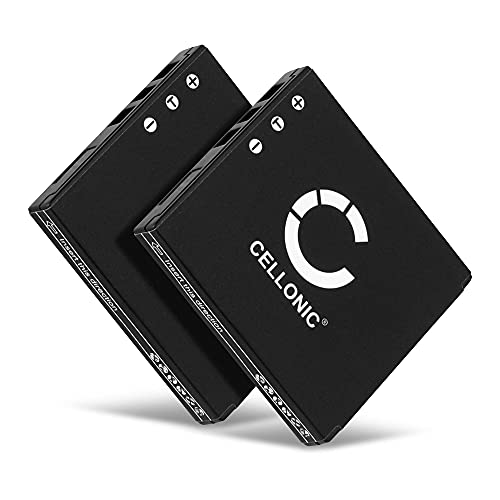 CELLONIC 2X Kamera Ersatzakku DB-L20,DB-L20A für Sanyo Xacti VPC-E1 VPC-CG65 VPC-CA65 VPC-C1 VPC-CA6 Active VPC-C40 VPC-CA8, Ersatz Akku 700mAh DB-L20 Kameraakku Zusatzakku Battery von CELLONIC