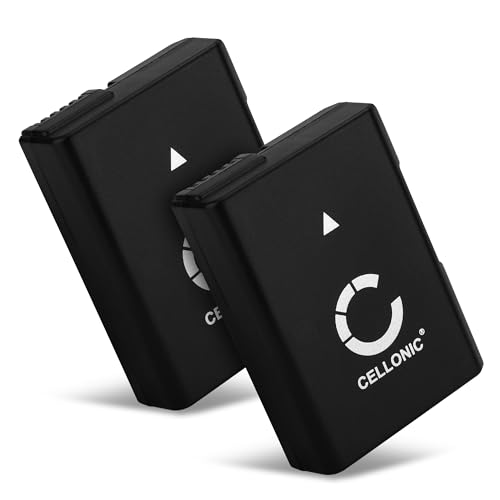 CELLONIC, Akku für Kamera, kompatibel mit Nikon D3100, D3200, D5100, D5300, D5600, D3300 (7.4V, 1050mAh) 2 Stück von CELLONIC
