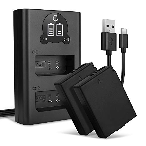 CELLONIC, Akku für Kamera, kompatibel mit Canon EOS 4000D, 1100D, 1300D, 1200D, LP-E10 (7.4V, 1020mAh) 2 Stück + Dual Ladegerät CELLONIC, Akku für Kamera, kompatibel mit Canon EOS 4000D, 1100D, 1300D, 1200D, LP-E10 (7.4V, 1020mAh) 2 Stück + Dual Ladegerät von CELLONIC