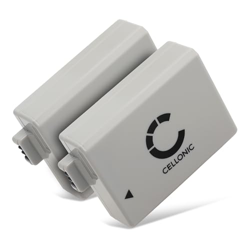 CELLONIC, Akku für Kamera, kompatibel mit Canon EOS Rebel Xsi, 1000D, 500D, 450D, LP-E5 (7.4V, 1020mAh) 2 Stück CELLONIC, Akku für Kamera, kompatibel mit Canon EOS Rebel Xsi, 1000D, 500D, 450D, LP-E5 (7.4V, 1020mAh) 2 Stück von CELLONIC
