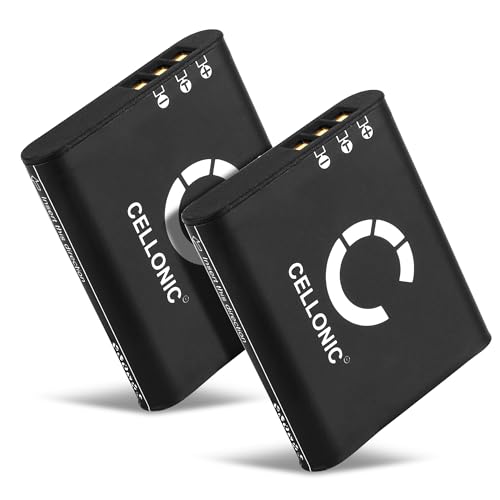 CELLONIC, Akku für Kamera, kompatibel mit Olympus Tough TG-6, Li-90B, TG-1, Stylus TG-3 (3.7V, 1100mAh) 2 Stück CELLONIC, Akku für Kamera, kompatibel mit Olympus Tough TG-6, Li-90B, TG-1, Stylus TG-3 (3.7V, 1100mAh) 2 Stück von CELLONIC
