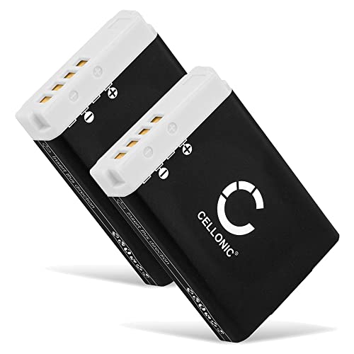 CELLONIC, Akku für Kamera, kompatibel mit Canon PowerShot G5 X Mark II, G9 x, SX740 HS (3.7V, 1250mAh) 2 Stück CELLONIC, Akku für Kamera, kompatibel mit Canon PowerShot G5 X Mark II, G9 x, SX740 HS (3.7V, 1250mAh) 2 Stück von CELLONIC