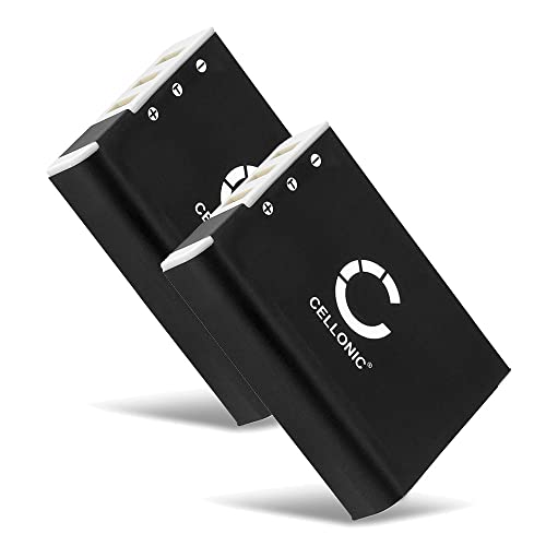 CELLONIC, Akku für Kamera kompatibel mit Fuji X100T, FinePix NP-95, X100, X100s, X30 (3.7V, 1800mAh) 2 Stück von CELLONIC