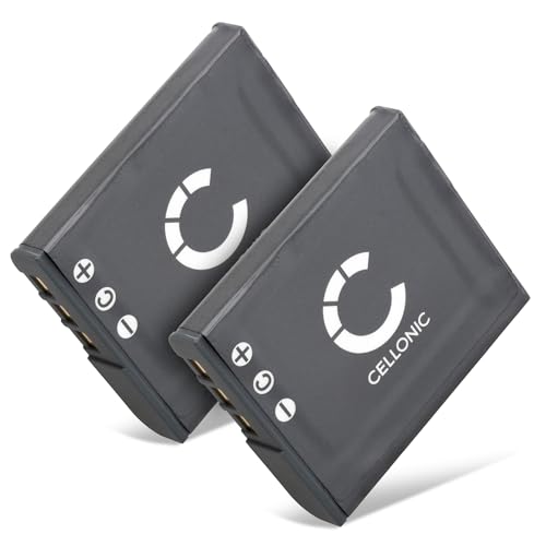 CELLONIC, Akku für Kamera, kompatibel mit Sony NP-BG1, Cyber-Shot DSC-H3, DSC-HX30 (3.7V, 900mAh) 2 Stück von CELLONIC