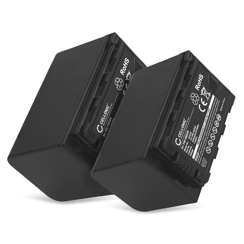 CELLONIC, Akku für Kamera kompatibel mit Panasonic HC-X2000, HC-X1500, HC-X1, AG-DVX200 (7.4V, 4400mAh) 2 Stück CELLONIC, Akku für Kamera kompatibel mit Panasonic HC-X2000, HC-X1500, HC-X1, AG-DVX200 (7.4V, 4400mAh) 2 Stück von CELLONIC
