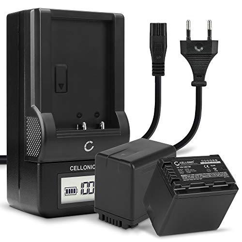 CELLONIC, Akku für Kamera, kompatibel mit Panasonic HC-V180, VW-VBT190, HC-V380, VW-VBT380 (3.7V, 4040mAh) 2 Stück + Ladegerät CELLONIC, Akku für Kamera, kompatibel mit Panasonic HC-V180, VW-VBT190, HC-V380, VW-VBT380 (3.7V, 4040mAh) 2 Stück + Ladegerät von CELLONIC