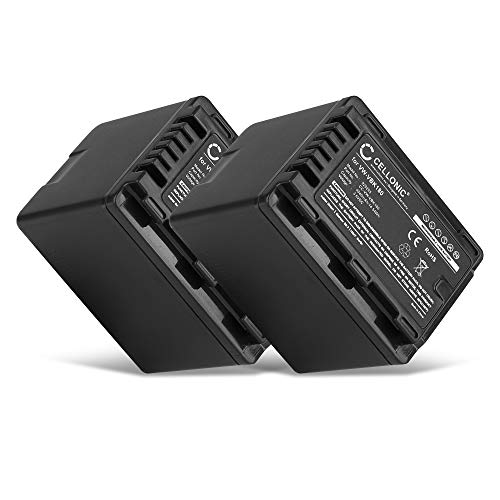 CELLONIC, Akku für Kamera, kompatibel mit Panasonic HC-V180, VW-VBT190, HC-V380, VW-VBT380 (3.6V, 4040mAh) 2 Stück CELLONIC, Akku für Kamera, kompatibel mit Panasonic HC-V180, VW-VBT190, HC-V380, VW-VBT380 (3.6V, 4040mAh) 2 Stück von CELLONIC